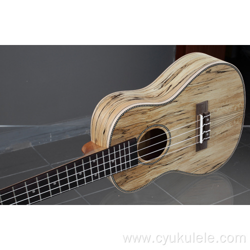 Deadwood Maple Edge + Fishbone ukulele